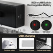 LED Wireless Picture Light with Remote Control,USB Rechargeable Battery Powered Art Lights,Dimmable,Timing,Black Wall Lights for Paintings,Picture Frame,Gallery(Black, 11.62inch)