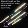 Cefrank LED Under Cabinet Lighting 6-Pack 12 inch Seamlessly Linkable Strip Light Bars for Cabinet, Kitchen, Shelf, Workbench, Cupboard Lighting, 1200 Lumen (Warm White 3000K)