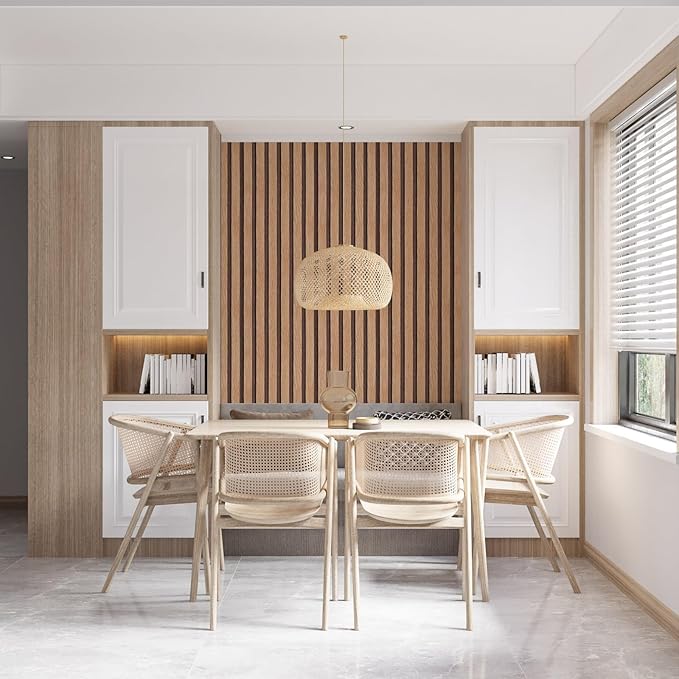 Yun-aeon Natural Wood Peel and Stick Wallpaper Wood Slats - 17.3