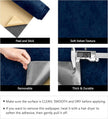 LACHEERY Navy Blue Velvet Wallpaper Peel and Stick Textured Flocked Velvet Wallpaper Self Adhesive Felt Drawer Liner Contact Paper Blue Fabric Wall Paper for Wall Drawers Jewelry Box Liner 15.8
