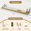 Deep Floating Shelves,55