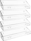 AMT 4 Pack Acrylic Floating Shelves, 15