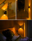 Lohas Dimmable Night Lights - 4 Pack, Dusk to Dawn Sensor, Soft Yellow Light for Kids' Bedroom, Bathroom, Hallway & Nursery