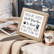 Funny Coffees Sign Touch My Coffee I Will Slap You So Hard Even Google Wont Find You Handcrafted Rustic Coffees Decor Wood Wall Decor for Kitchen Home Office Bar Gift For Coffee Lover 5.9x5.9 Inch