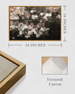 InSimSea Framed Canvas Wall Art Vintage Decor, Home Decor Garden in May Flower Large Art Aesthetic, Rustic Wall Decoration for Bedroom Living Room Bathroom, 16