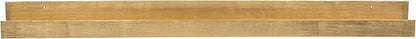 Kate and Laurel Levie Modern Floating Wall Shelf Picture Frame Holder Ledge, Gold