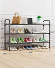 Kitsure Extra-Long Shoe Rack for Closet, Shoe Organizer for Front Door Entrance, Stackable Shoe Shelf, Detachable Closet Organizers and Storage, 39.0