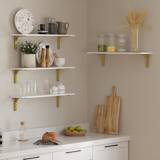 DINZI LVJ Long Wall Shelves, 31.5