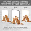 Gold Framed Bathroom Mirror, Brushed Gold Bathroom Vanity Wall Mirror, Rounded Rectangle Gold Frame Mirror, Tempered Glass, Anti-Rust, Hangs Horizontally or Vertically (22