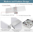 Lightess Dimmable Wall Sconce Set of 2, Modern LED Wall Lamp 12W for Hallway Bedroom Living Room, Warm White, HS