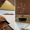 TOTIO 48x197inch Extra Wide Brown Wood Peel and Stick Wallpaper Walnut Textured Contact Paper Warm Brown Wood Grain Vinyl Wrap Matte Thick Waterproof Adhesive Wall Paper Roll Natural Wood Wall Sticker
