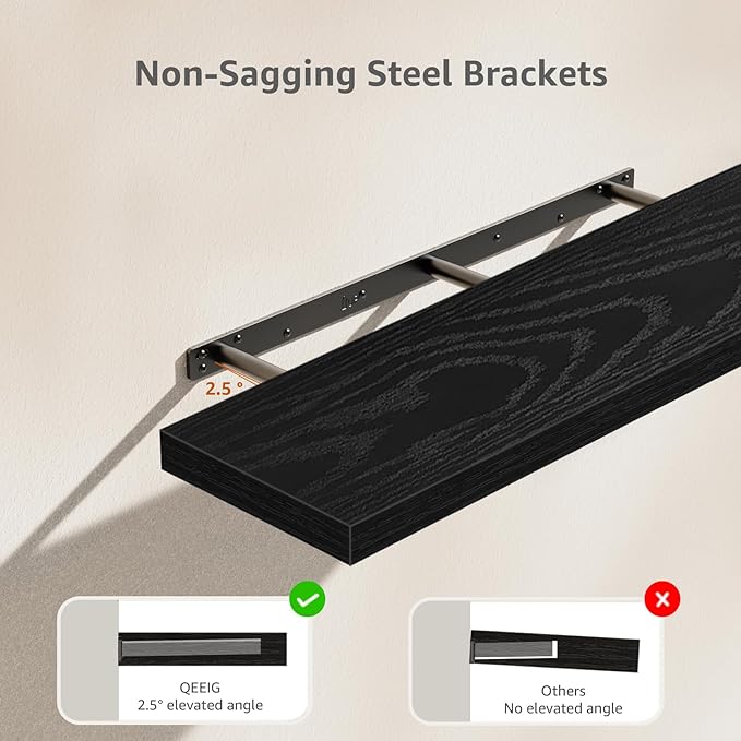 QEEIG Floating Shelves for Wall 35.4