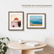 PEALSN 11x14 Picture Frame Set of 6, Display Pictures 8x10 with Mat or 11x14 without Mat for Wall Mounting or Table Top Display, Photo Frames Collage for Wall Decor, Rustic Brown