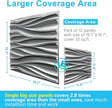 STICKGOO 3D Wall Panels, Brushed Silver Decorative Wall Covering Panels, Wave Wall Panels for Interior Wall Decor, PVC Accent Tiles for Living Room, TV Backdrop