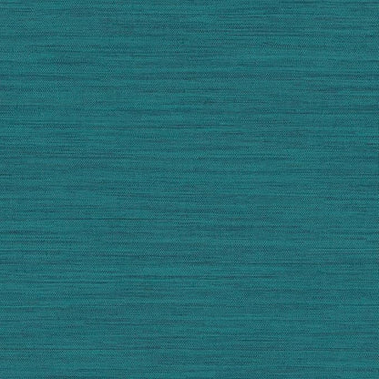 Tempaper Textured Teal Green Horizontal Faux Grasscloth Removable Peel and Stick Wallpaper, 20.5 in X 16.5 ft, Made in The USA