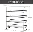 Garden 4 you Shoe Rack for Entryway 5 Tiers 11.8