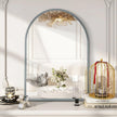 Arch Bathroom Mirror, Metal Frame Vanity Mirror, Dresser Mirror, Arch Decorative Mirrors for Living Room Bedroom Entryway Mantle 28
