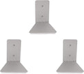 Umbra Conceal, Sturdy Metal Floating Bookshelf for Wall, Silver, Small, Set of 3
