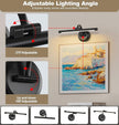 Black Picture Lights for Paintings Hardwired LED Wall Art Lighting 15.75