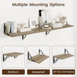 RICHFOCUS 12 Inch Deep Floating Shelves for Wall, 16