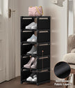 6-Tier Narrow Shoe Rack, Vertical Small Space Shoe Organizer, 9.84