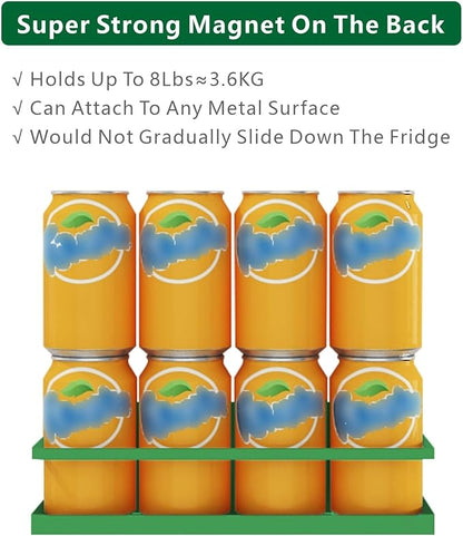 Magnetic Spice Rack For Refrigerator Magnetic Fridge Shelf For Kitchen Spice Organizer Magnetic Shelf For Fridge Space Saving Green 4 Pack With Magnetic Paper Towel Holder