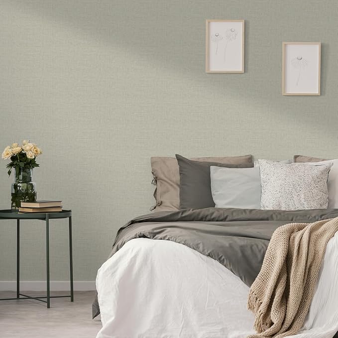 practicalWs Cream Contact Paper 17.7 inch ×393.7 inch Grasscloth Texture Peel and Stick Wallpaper Removable Renter Friendly Wallpaper for Locker, Cabinets, Countertop, Wall Decor and Renovation