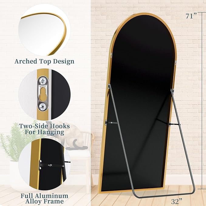 Full Length Mirror with Stand, 71