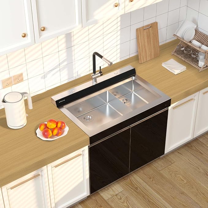 Abyssaly Light Wood Contact Paper Natural Wood Peel and Stick Wallpaper Self Adhesive Waterproof Wallpaper for Kitchen Cabinet Shelf Drawer Liner 17.7