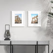 Wiscet 8x10 Picture Frame Set of 9, Display Pictures 5x7 with Mat or 8 x 10 Without Mat, Photo Frame for Wall Mounting or Tabletop Display, White.