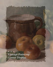 HUARCEY Gold Framed Vintage Wall Art for Living Room Harvest Apples Still Life Oil Painting Large Cottagecore Room Decor Picture Canvas Print Farmhouse Fruit Wall Decor Bedroom Kitchen Bathroom 20x40