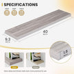 40 Inch Floating Shelves, 9.3