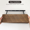 Reclaimed Wood Floating Shelves Real Solid Wood Floating Chunky Natural Floating Shelves Rustic