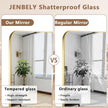 Brushed Gold Mirror, 24