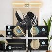 Battery Operated Wall Sconce Set of Two,Wireless Magnetic Wall Lights with Remote, 360°DIY Rotatable 5CCT Dimmable with Timer,RGB Cordless Wall Gold Sconces Decor for Vanity Bedroom Hallway 10000mAh