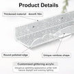 Rainbow Glitter Acrylic Floating Shelves, 15.7