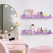 Rainbow Glitter Acrylic Floating Shelves, 15.7