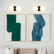 Black Bathroom Vanity Light Fixtures: Modern Wall Scones With 2 Milk Glass Shades - Globe Makeup Lighting Fixture over Mirror - Brass Ball Powder Room Vanities Lights for Hallway Bedroom Bulb Excluded