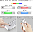 BIGMONAT Under Cabinet Lights with 4 Color Changing,Remote Bar Light Battery |Stick on Counter Shelf Closet Light with Brightness Dimmable and Timer Indoor for Cabinet Closet Kitchen Stair