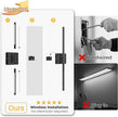 L LOHAS LED Battery Operated Wall Sconces Set of 2, Battery Wall Sconce 10000mAh, Black Rechargeable Sconces 3CCT, 23.7 Inch Wireless Wall Lights, Sconce Wall Decor for Bedroom, Living Room