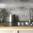Stickyart Grey Wood Grain Contact Paper Textured Gray Wood Wallpaper Peel and Stick Wood Grain Wallpaper for Cabinets Drawers Closet Shelves Removable Wood Furniture Wallpaper Wood Wall Paper 15.8x160