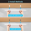 maylit Under Cabinet Lights Plug in, 6 Pcs 12 Inch Multi-Color Under Cabinet Lighting, Super Bright Under Counter Lights for Kitchen, Ultra Thin Dimmable Light for Cabinet, Counter, Workbench, Desk