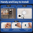 RGB LED Rechargeable Motion Sensor Light Indoor with Remote, Long-Lasting Battery, Bright & Dimmable, Stick-On Puck Night Light for Closet, Cabinet, Kitchen, Stairs, Shelves - Warm & RGB 2Pack
