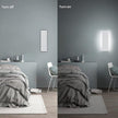 KICAAO 15.7in White Modern Wall Sconce 2-Pack,16W Indoor Vanity Light Up and Down LED Vanity Light for Bathroom Wall Lighting Fixtures Not Dimmable Not Plug (White Light 5000K)