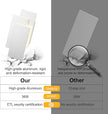 Ralbay 36W LED Modern Wall Sconce Matte White Aluminum Minimalist Indoor Wall Lamp for Bedroom & Hallway, 2700-3000K Warm White, Hardwired Non-Dimmable