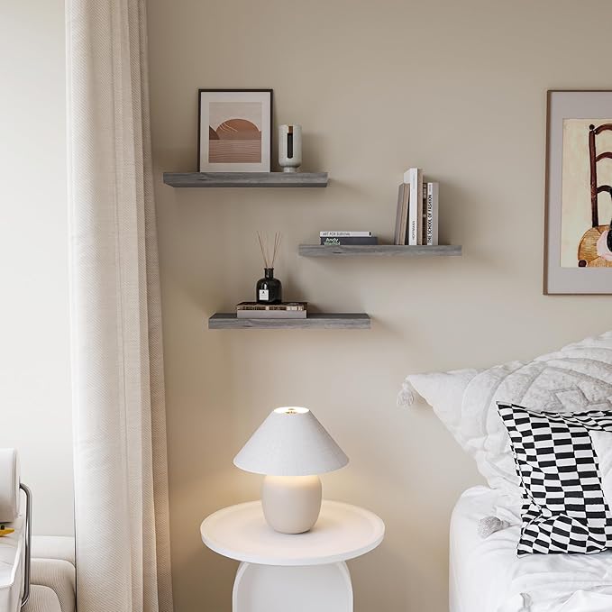Floating Shelves for Wall Set of 3, 16