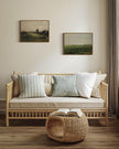 InSimSea Framed Canvas Wall Art Vintage Decor, Wilderness Landscape Painting Pictures for Bedroom Wall Decor, Vintage Wall Art for Living Room, Farmhouse Dining Room Decorations, 12
