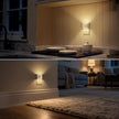 DORESshop LED Night Light[4 Pack], Night Lights Plug into Wall, 3 Level Brightness Adjustable Plug in Night Light, Dusk to Dawn Sensor Nightlights for Adults,Bedroom,Bathroom,Hallway,3000K Warm White