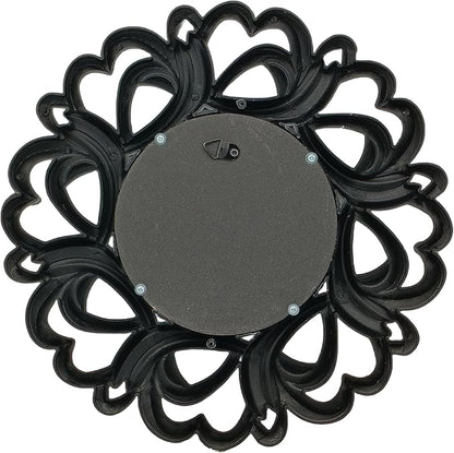 Retro Silver Mirrors for Wall Pack of 3. Round Mirrors. Decorative Mirrors.Wall Mirrors for Decor Home DecorPlastic Frames.Glass Mirrors.Make Old Silver Color.
