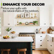 Wood Floating Shelves, 16 inch Wall Mount Shelves for Bathroom, Living Room, Kitchen, Bedroom, Office, Unfinished Color